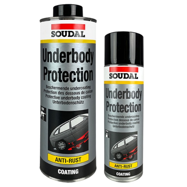 Soudal Underbody Protective Coating 500ml Aerosol Black