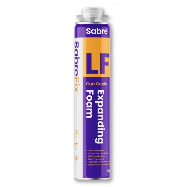 Sabre Fix LF Low Expansion Gun Foam 750ml (Box of 12)